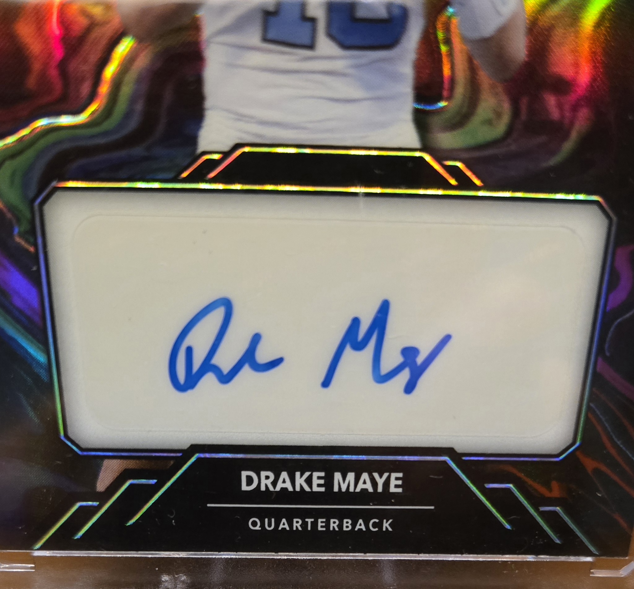 Drake Maye WildChrome Autograph – True 1 of 1