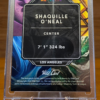 Shaquille O’Neal 1/1 Wild Card Metallix Live Autograph