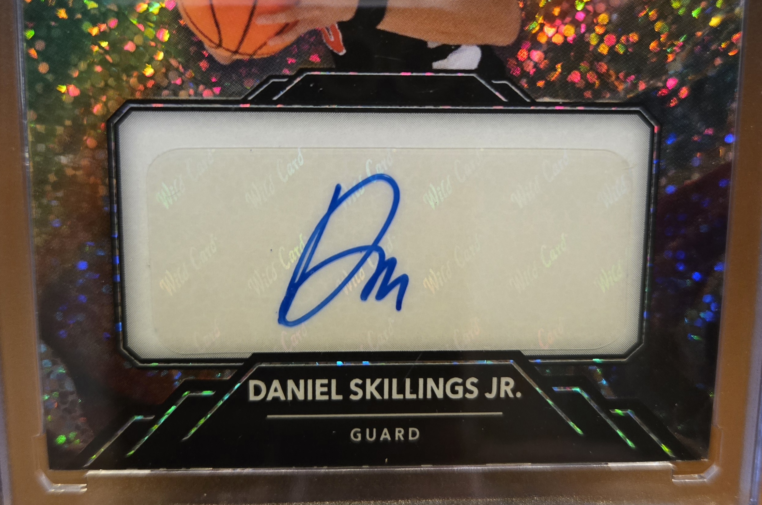 Daniel Skillings Jr. 1/1 Wild Card Metallix Live Autograph