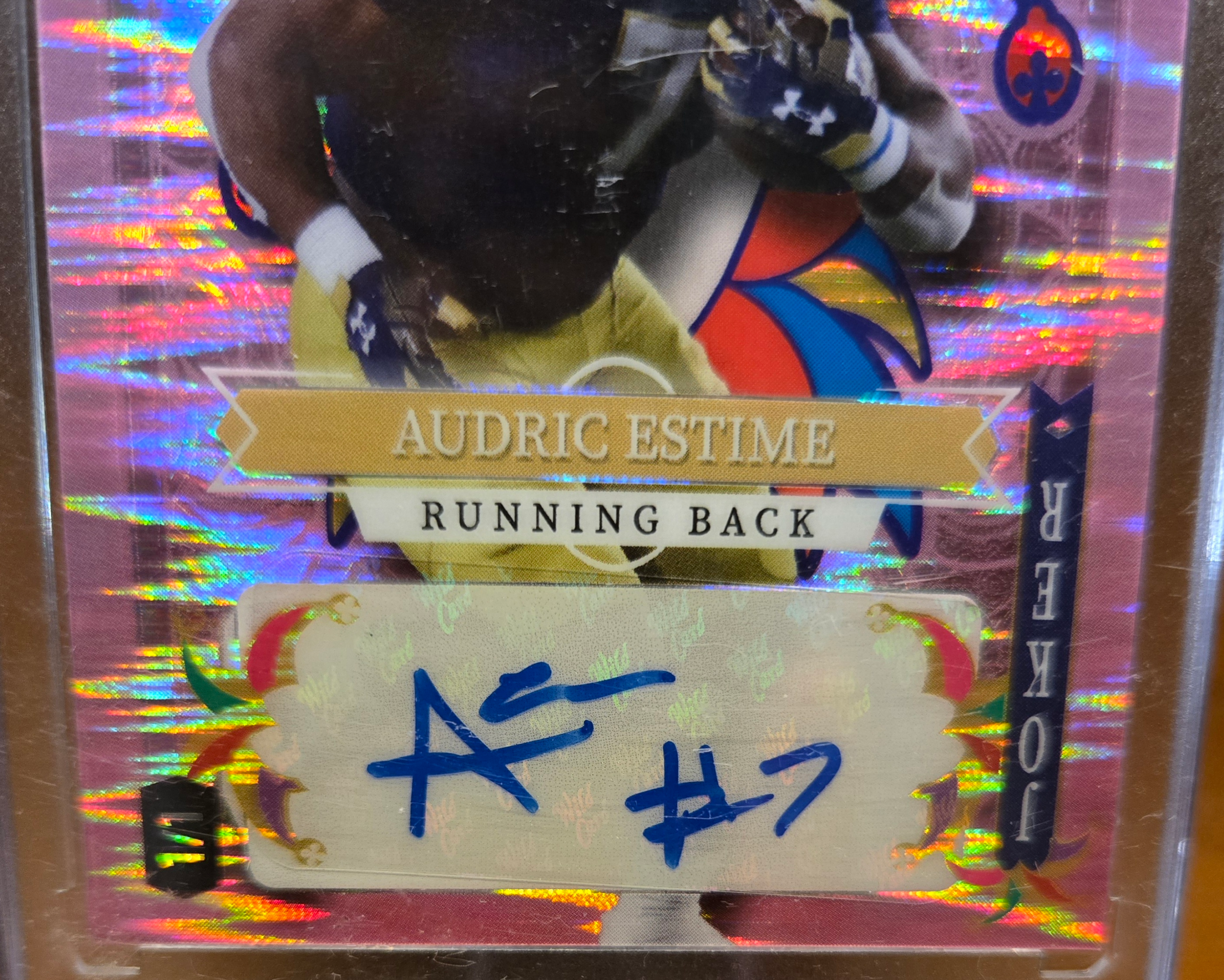 Audric Estime 1/1 Wild Card 5 Card Draw – Stacked Deck Autograph