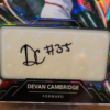 Devan Cambridge 1/1 Wild Card Metallix Live Autograph