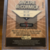 Sincere McCormick 1/1 Wild Card 5 Card Draw Autograph