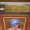 2020 Leaf Metal Draft Aaron Sabato Autographed Pre-Production Proof