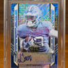 2021 Leaf Metal Draft Dazz Newsome Autographed Pre-Production Proof – Mojo Blue